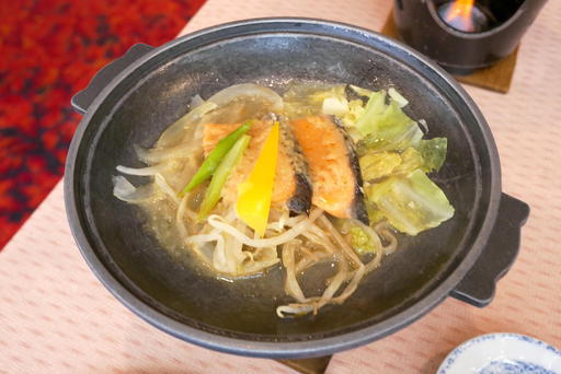 鮭のチャンチャン焼き風