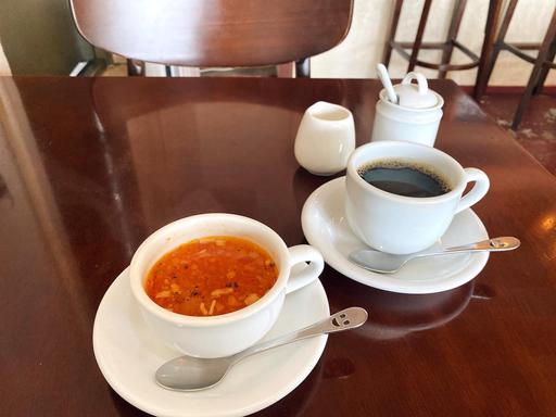 コーヒーとミネストローネ