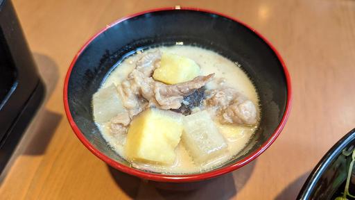 具だくさん和牛粕汁