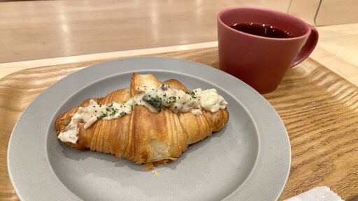 冬のクロワッサン