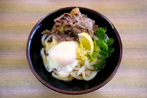 肉温玉ぶっかけうどん(小)