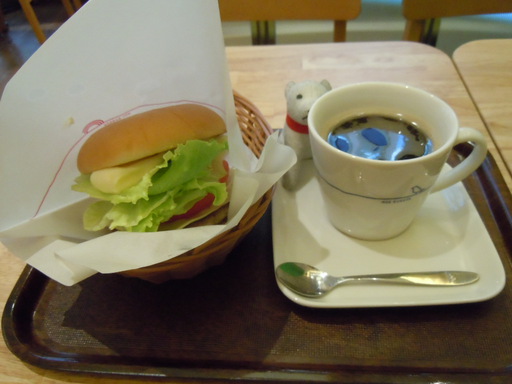 モーニング野菜チーズバーガー