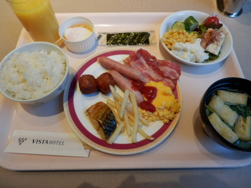 朝食ビュッフェ