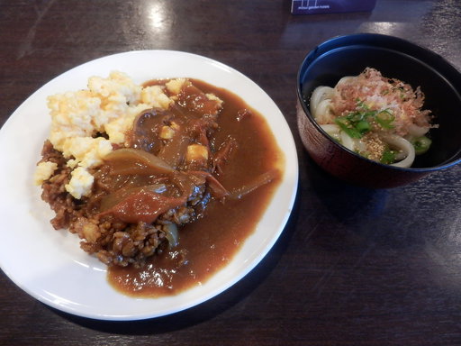 エビめしとぶっかけうどん