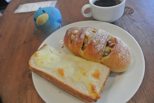 クロックムッシュと豆ぱん