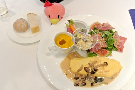 きのこのオムレツ